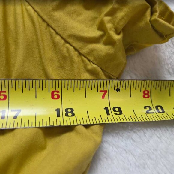 M By Anthropologie The Somerset printed maxi dress yellow embroidered flowers - Picture 9 of 11